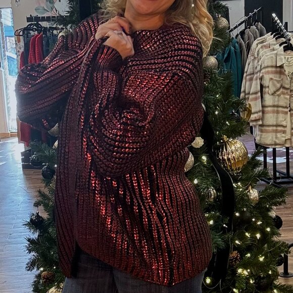 Metallic Sweater - Picture 2 of 3
